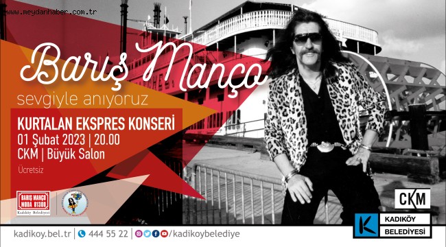 KADIKÖY'DE BARIŞ MANÇO ANMASI