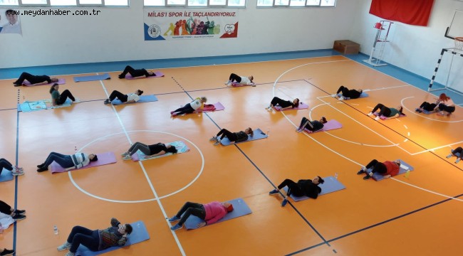 "KADINLARLA YAŞAM BOYU SPOR" BAŞLADI