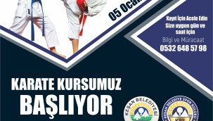 Keşan Belediye Spor Kulübü'nün Karate Kursu 5 Ocak'ta başlıyor