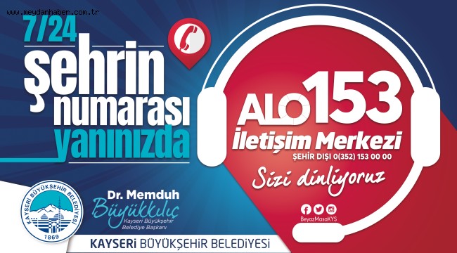ŞEHRİN TELEFONU ALO 153, 1 YILDA YAKLAŞIK 1 MİLYON ÇAĞRIYA CEVAP VERDİ