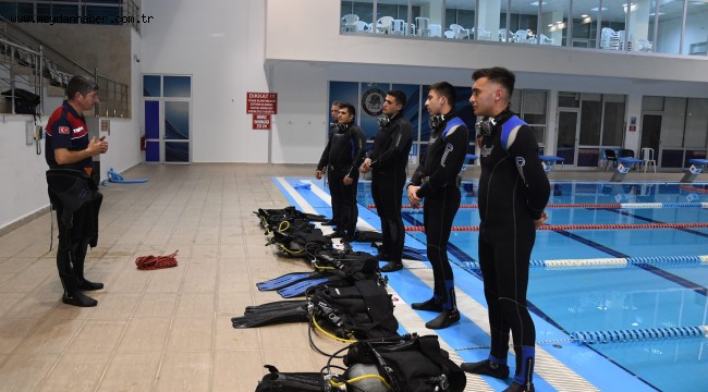 Su Altı Arama ve Kurtarma Timi aldığı eğitimlerle her an göreve hazır