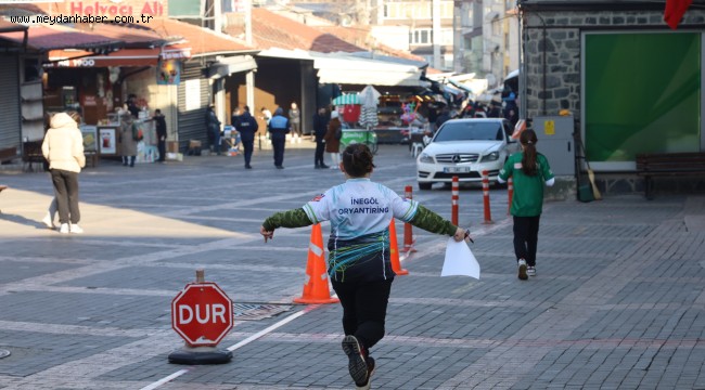 Tarihi çarşıda oryantiring heyecanı