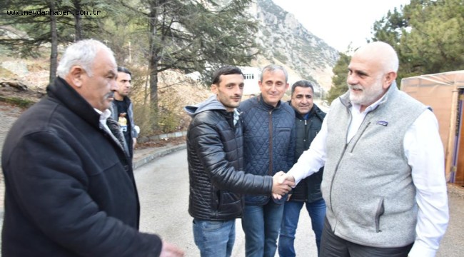 TBMM Başkanvekili AK Parti Isparta Milletvekili Süreyya Sadi BİLGİÇ Eğirdir'de İncelemelerde Bulundu