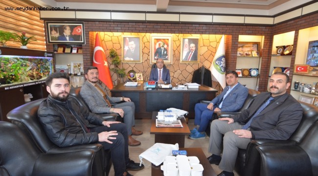 TÜGVA AFYON İL TEMSİLCİLİĞİNDEN BAŞKAN DR. MUSTAFA ÇÖL'E ZİYARET