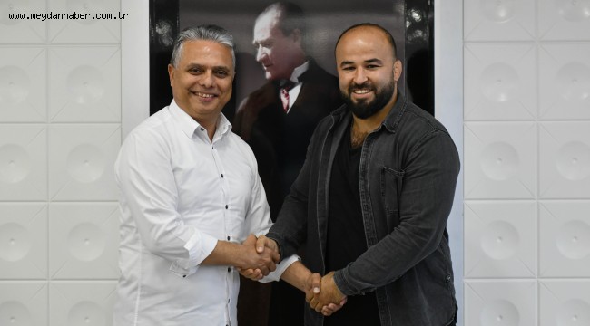 Voleybolcu ve başpehlivandan ortak ziyaret