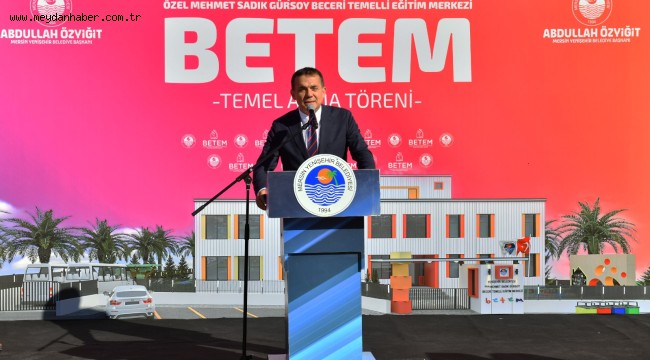 Yenişehir Belediyesi ikinci BETEM'in temelini attı