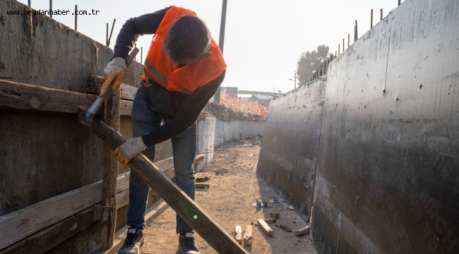 İZSU'dan Karabağlar'a 7 km'lik yağmur suyu hattı