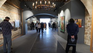 "DÖRT SANATÇI DÖRT İZLENİM" SERGİSİ AÇILDI "