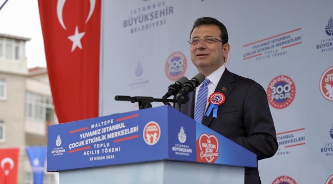 İMAMOĞLU TOPLU KREŞ AÇILIŞINDA KONUŞTU: GÜÇLÜ ÇOCUKLAR, ASLA ALDATILMAYAN NESİLLER YETİŞTİRİR