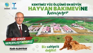 TEKİRDAĞ YÜZ ÖLÇÜMÜ EN BÜYÜK SAHİPSİZ HAYVAN GEÇİCİ BAKIMEVİNE KAVUŞUYOR