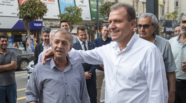 BAŞKAN SEÇER, İSTİKLAL CADDESİ ESNAFINI ZİYARET ETTİ