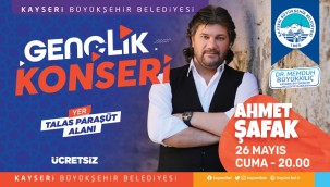 BÜYÜKŞEHİR'DEN GENÇLİĞE 'AHMET ŞAFAK' KONSERİ