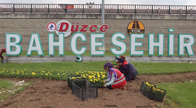 DÜZCE ÇİÇEKLENDİ