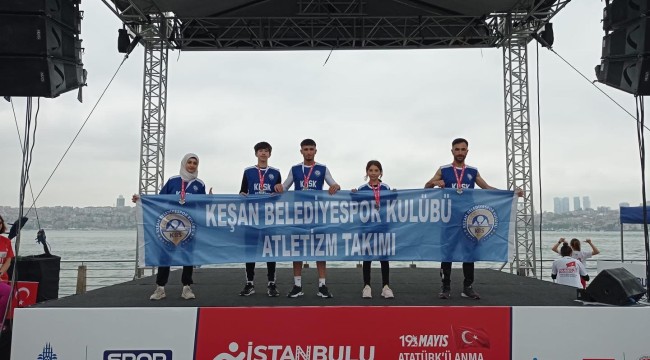 Keşan Belediyespor karatecileri ve atletleri başarıyla döndü