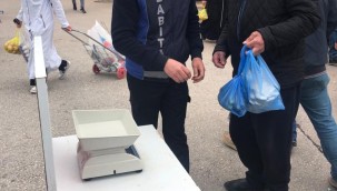 Zabıtadan pazarlarda denetim