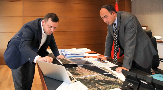 Okullar bölgesine üst geçit müjdesini Başkan Aydın duyurdu