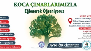 PAMUKKALE BELEDİYESİ'NDEN KOCA ÇINARLARA MÜJDE