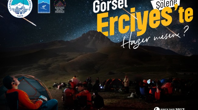 BÜYÜKŞEHİR İLE ERCİYES'TEN GÖKYÜZÜNDE GÖRSEL ŞÖLEN HEYECANI