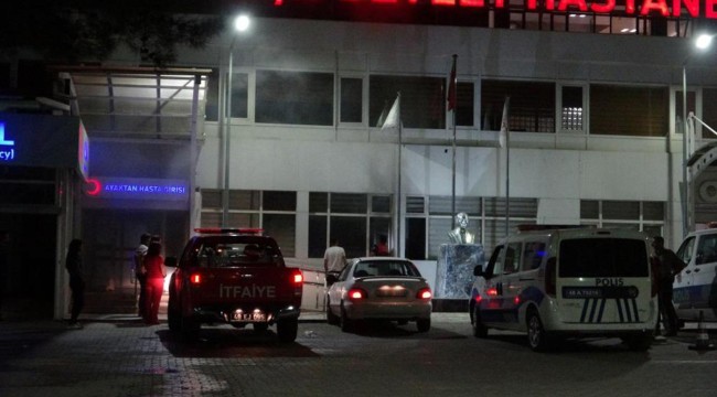 Muğla'da hastanede yangın