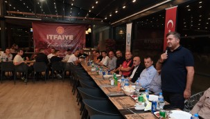 BAŞKAN ŞENLİKOĞLU İTFAİYECİLERLE YEMEKTE BULUŞTU