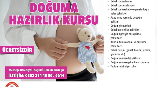 DOĞUMA HAZIRLIK KURSU AÇILDI