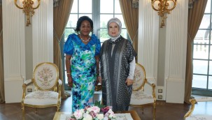 Emine Erdoğan, Kongo Cumhuriyeti Cumhurbaşkanı'nın eşi N'Guesso ile görüştü