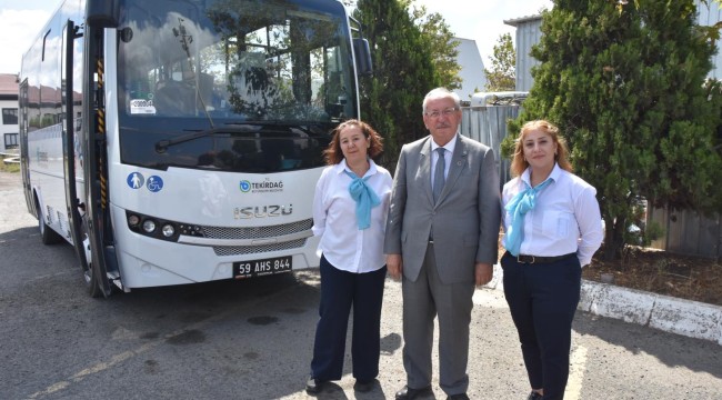 KADIN OTOBÜS ŞOFÖRLERİ İŞ BAŞINDA