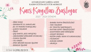 Kadınlara Yönelik Yeni Dönem Kurs Kayıtları Başlıyor