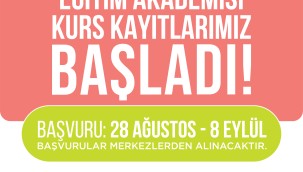 KÜÇÜKÇEKMECE BELEDİYESİ EĞİTİM AKADEMİSİ YENİ DÖNEM KAYITLARI BAŞLADI