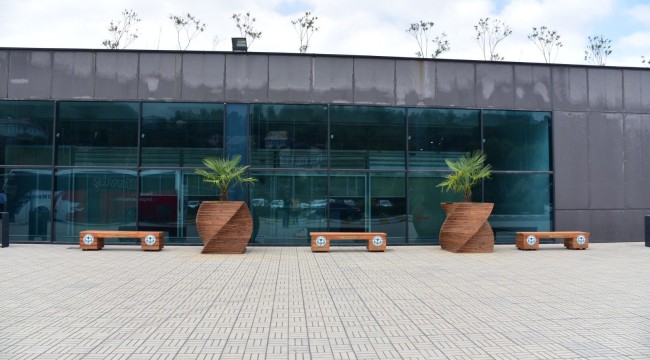 ORDU-GİRESUN HAVALİMANI'NA ŞIK OTURMA GRUPLARI YERLEŞTİRİLDİ