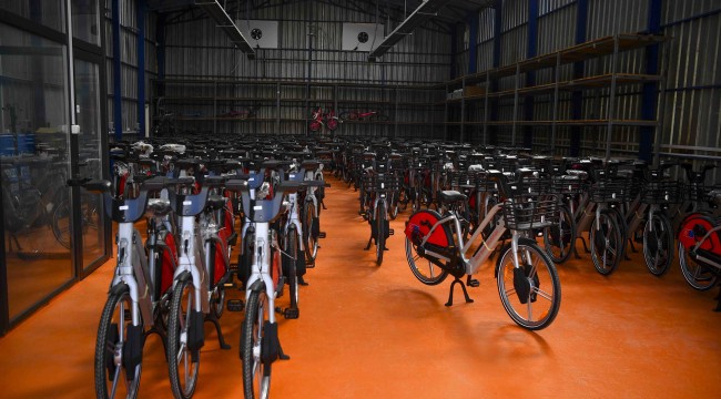 SMART ANKARA PROJESİ KAPSAMINDA YENİ ELEKTRİKLİ BİSİKLETLER GELDİ