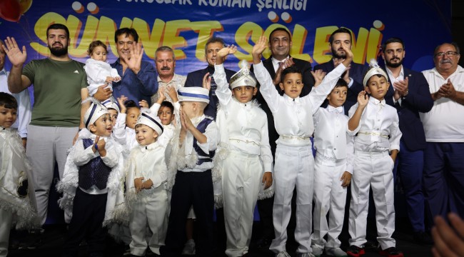 TOROSLAR'DA ROMAN ÇOCUKLARIN SÜNNET ŞÖLENİ COŞKUYLA YAPILDI