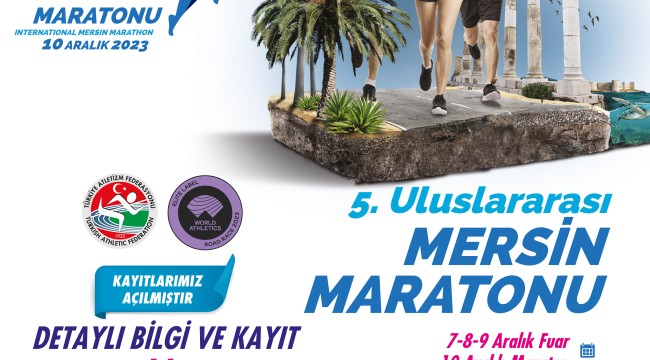ULUSLARARASI MERSİN MARATONU İÇİN HEYECAN BAŞLADI