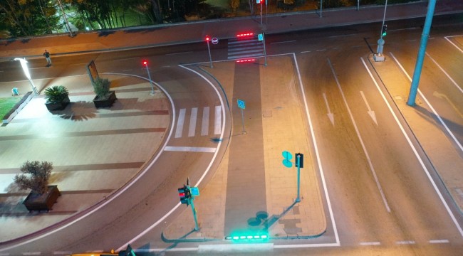 Yaya güvenliğinde LED'li sistem devrede