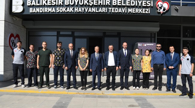 Bandırma'da yüzlerce sokak hayvanına şifa olduk