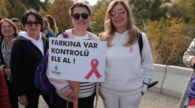 ÇANKAYA'DA MEME KANSERİNE DİKKAT ÇEKİLDİ