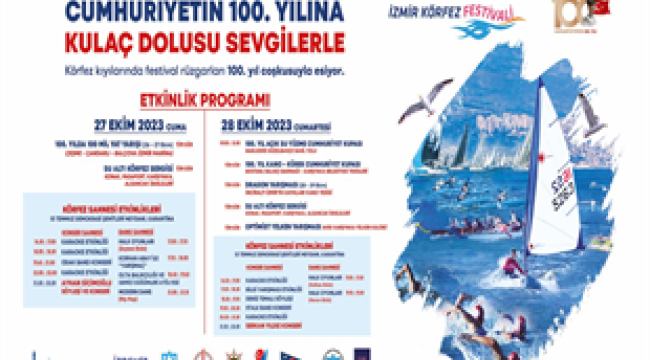 Cumhuriyet'in 100. yılında İzmir Körfezi şenlenecek