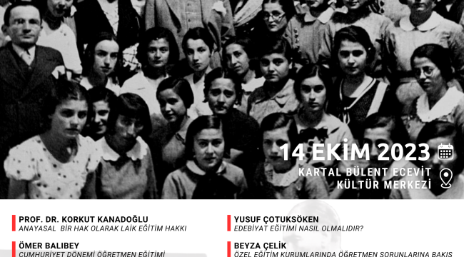 Kartal'da, 'Cumhuriyetimizin 100. Yılında Milli Eğitimimiz, Sorunları, Çözüm Önerileri' Çalıştayı Yapılacak