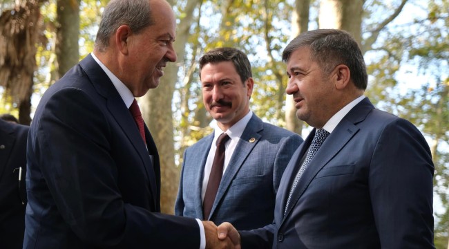 KKTC CUMHURBAŞKANI ERSİN TATAR GİRESUN'U ZİYARET ETTİ