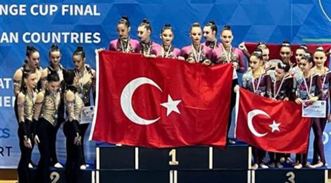 Minik cimnastikçiler İtalya'dan 7 madalyayla döndü