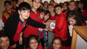 ÖĞRENCİLER KUMBARA İLE YARDIM EDECEK…