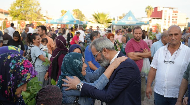 -TARSUS'TA 1 MİLYON FİDE, 30 TON BUĞDAY VE 250 BİN FİDAN ÜCRETSİZ DAĞITILDI