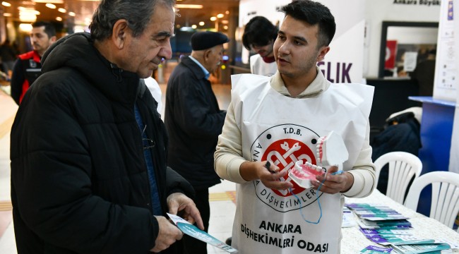 ANKARA BÜYÜKŞEHİR'DEN AĞIZ VE DİŞ SAĞLIĞI KONUSUNDA FARKINDALIK ETKİNLİĞİ