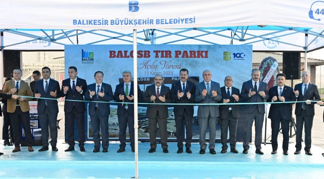 Büyükşehir'den BALOSB'ye TIR otoparkı ve sosyal tesis