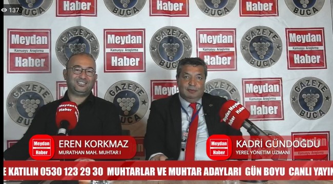 EREN KORKMAZ MURATHAN MAHALLESİ MUHTARI