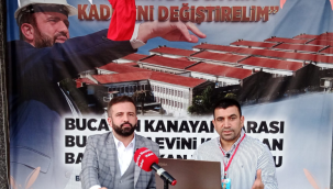 İZMİR'İN İLK SEÇİM BÜROSUNU AÇAN AK PARTİ BUCA BELEDİYESİ BAŞKAN ADAY ADAYI AV. HAKAN KALFAOĞLU GAZETE BUCA'YA KONUŞTU...
