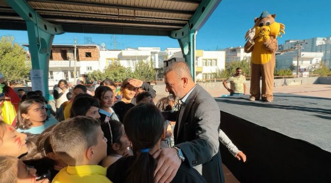 KARDEŞ KENT ADIYAMAN'DA ÇOCUKLAR ŞENLENDİ