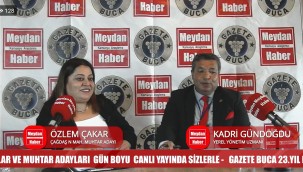 ÖZLEM ÇAKAR ÇAĞDAŞ MAHALLESİ MUHTAR ADAYI
