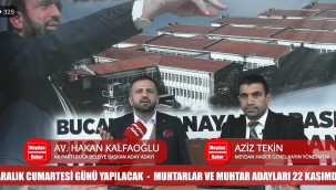 PARTİ BUCA BELEDİYESİ BAŞKAN ADAY ADAYI AV. HAKAN KALFAOĞLU GAZETE BUCA'YA KONUŞTU...