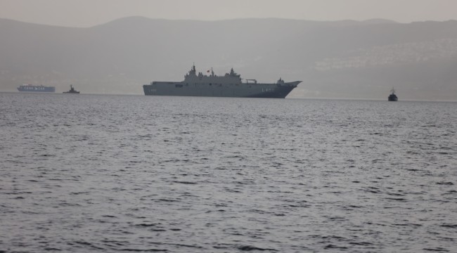 TCG Anadolu körfeze demir attı